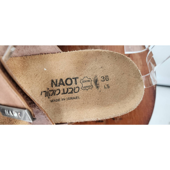 NAOT Slide Leather Comfort Casual Sandals Ladies 5 - Picture 8 of 8